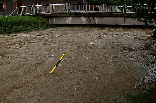 Povodně v roce 2013 – most pod Barborou