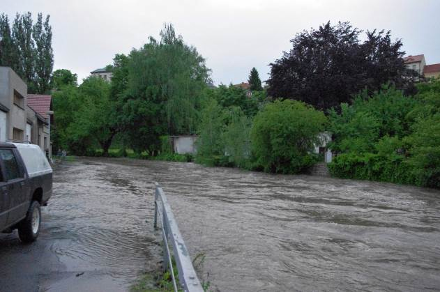 Povodně v roce 2013 – pod Vlašským dvorem