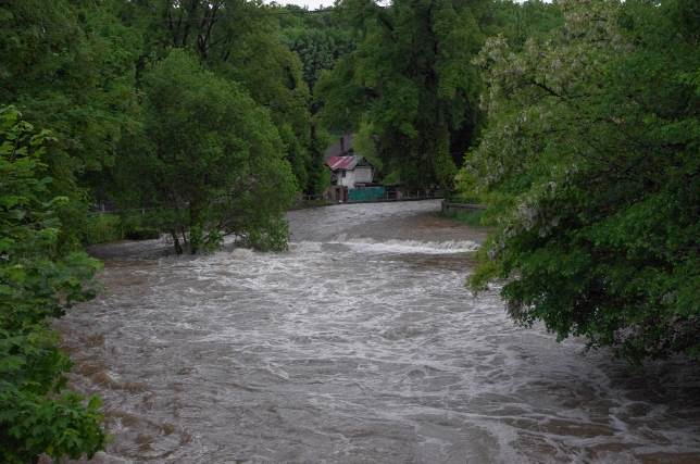 Povodně v roce 2013 – údolí Vrchlice