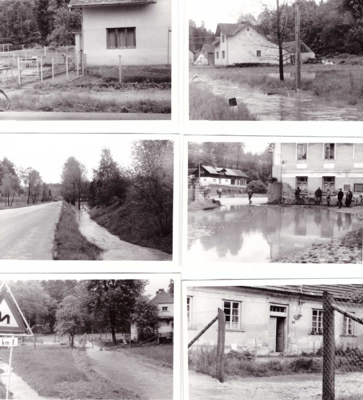 Fotodokumentace z povodní ze 70.let 20.století